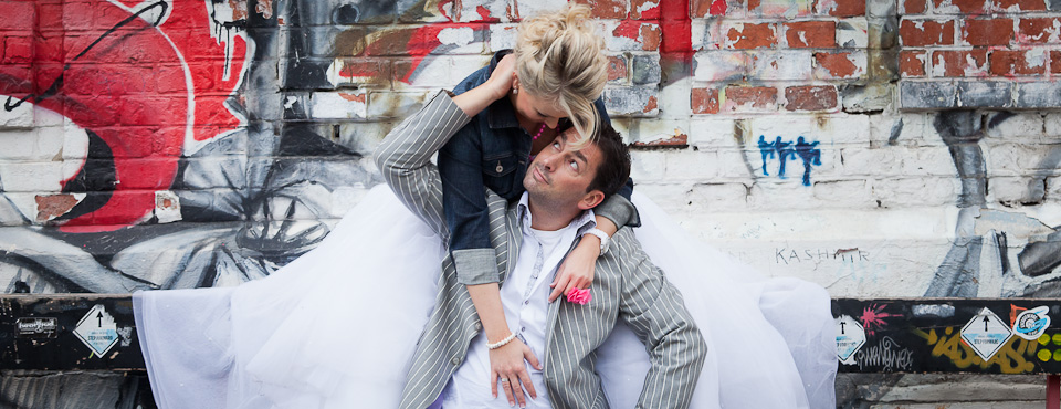 Trashing the wedding dress